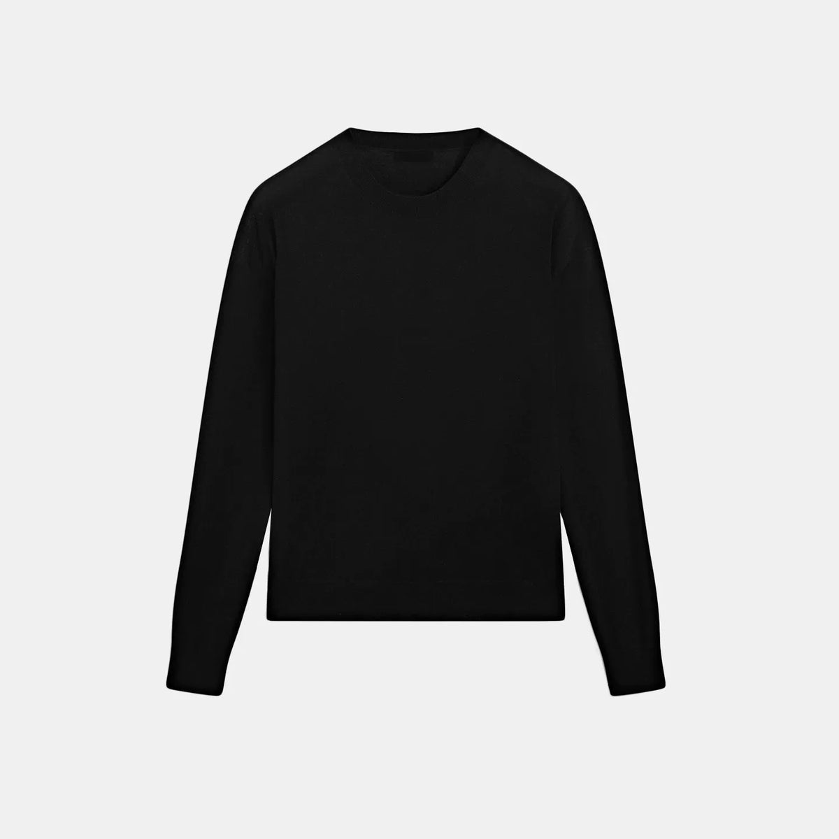 Crew Neck Long-Sleeve Knit Sweater