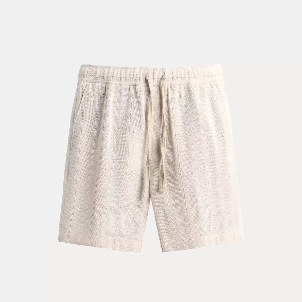Geometric Jacquard Relaxed Shorts