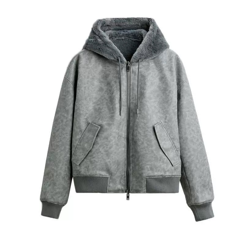 Reversible Hooded Aviator Jacket