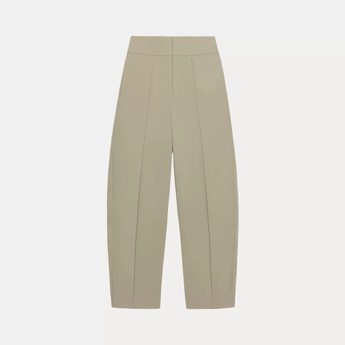 Pleated Balloon-Fit Trousers