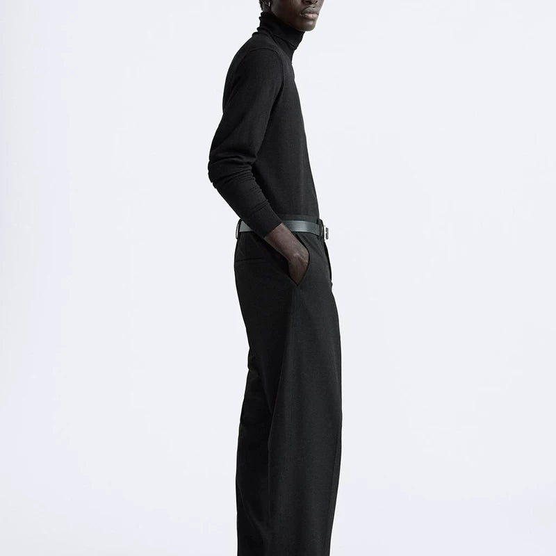 Slim Half-Neck Base Layer Knit