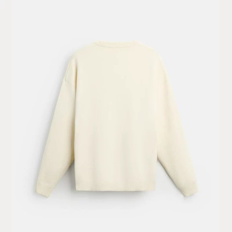 Soft Textured Crew Knit