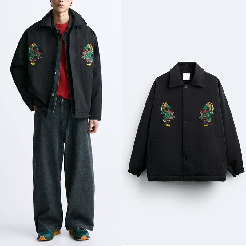Embroidered Utility Jacket