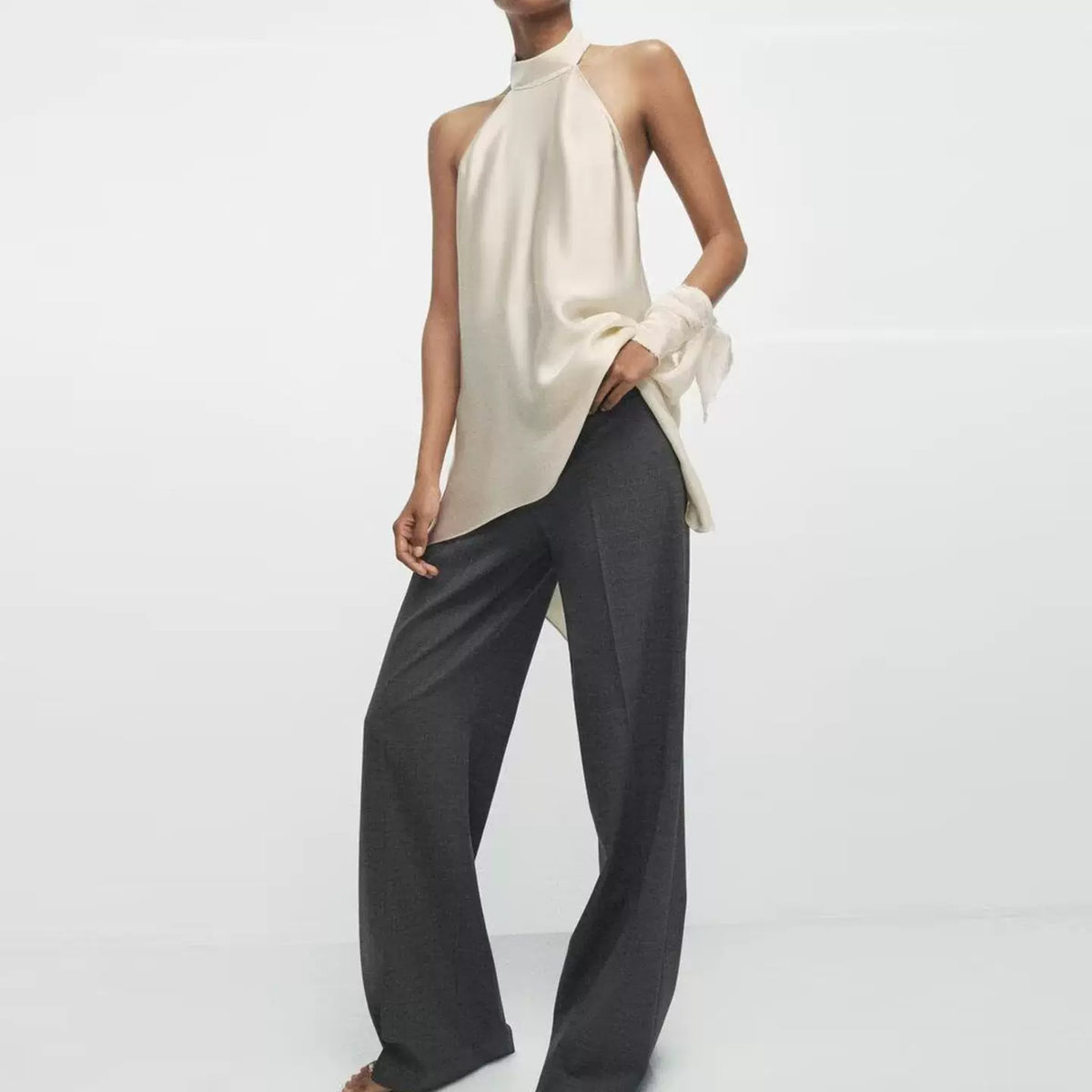 Open-Back Halter Top
