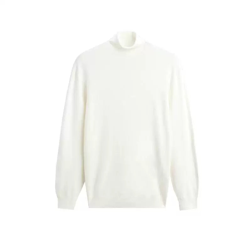 Viscose-Blend Mock-Neck Sweater