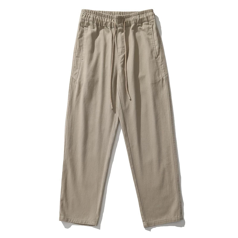 Elastic Tapered Cargo Trousers