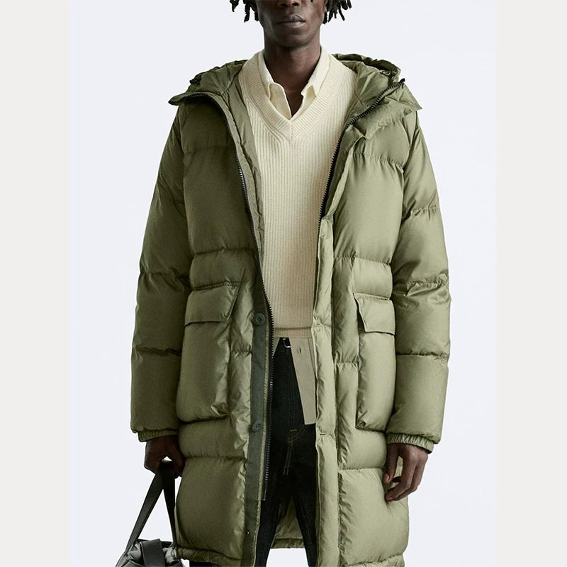 Long Down Puffer Coat