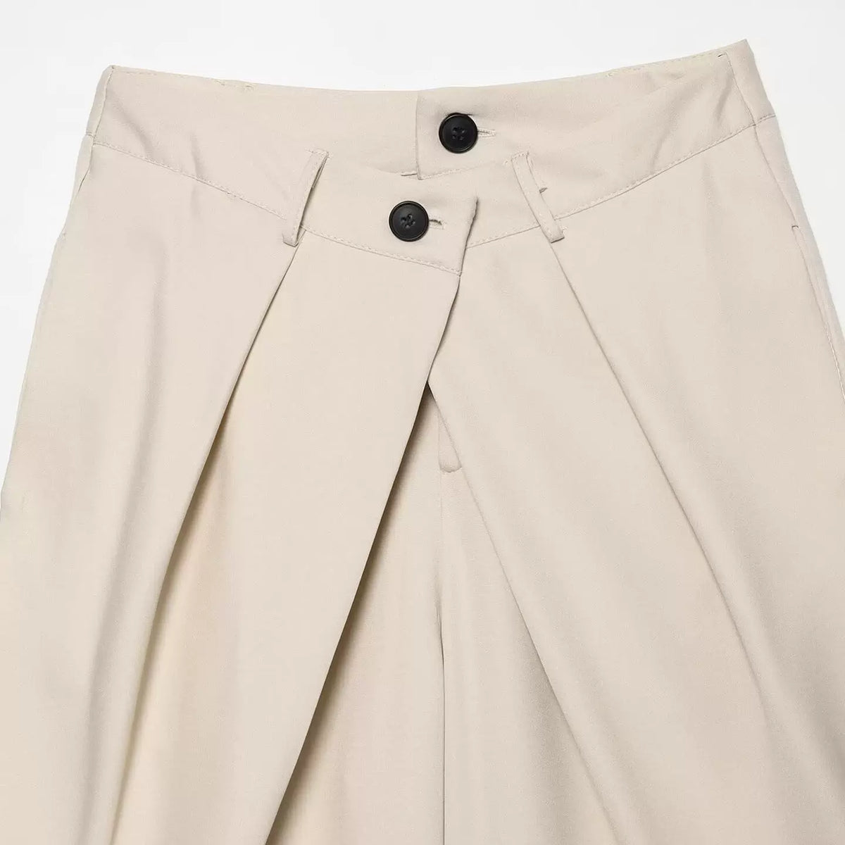 Relaxed Straight-Leg Trousers