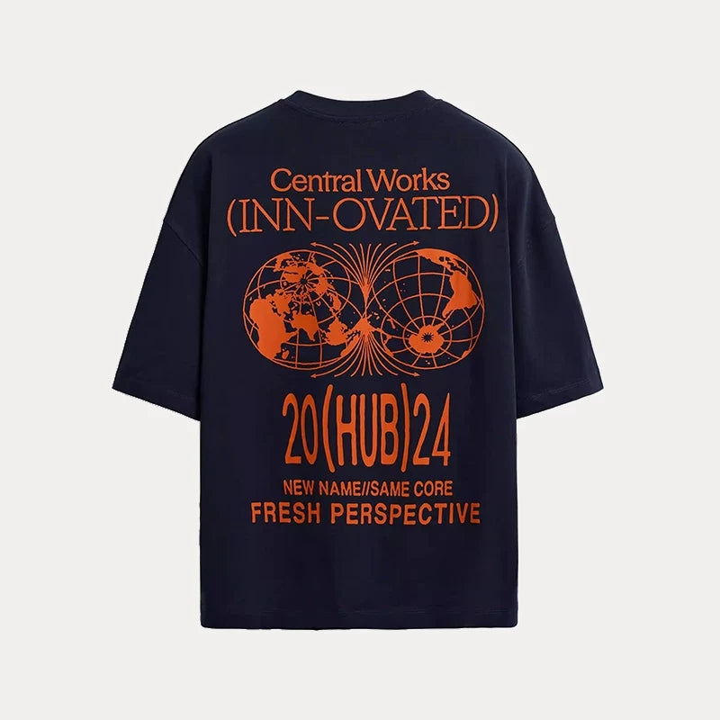 Patchwork Print Relaxed T-Shirt