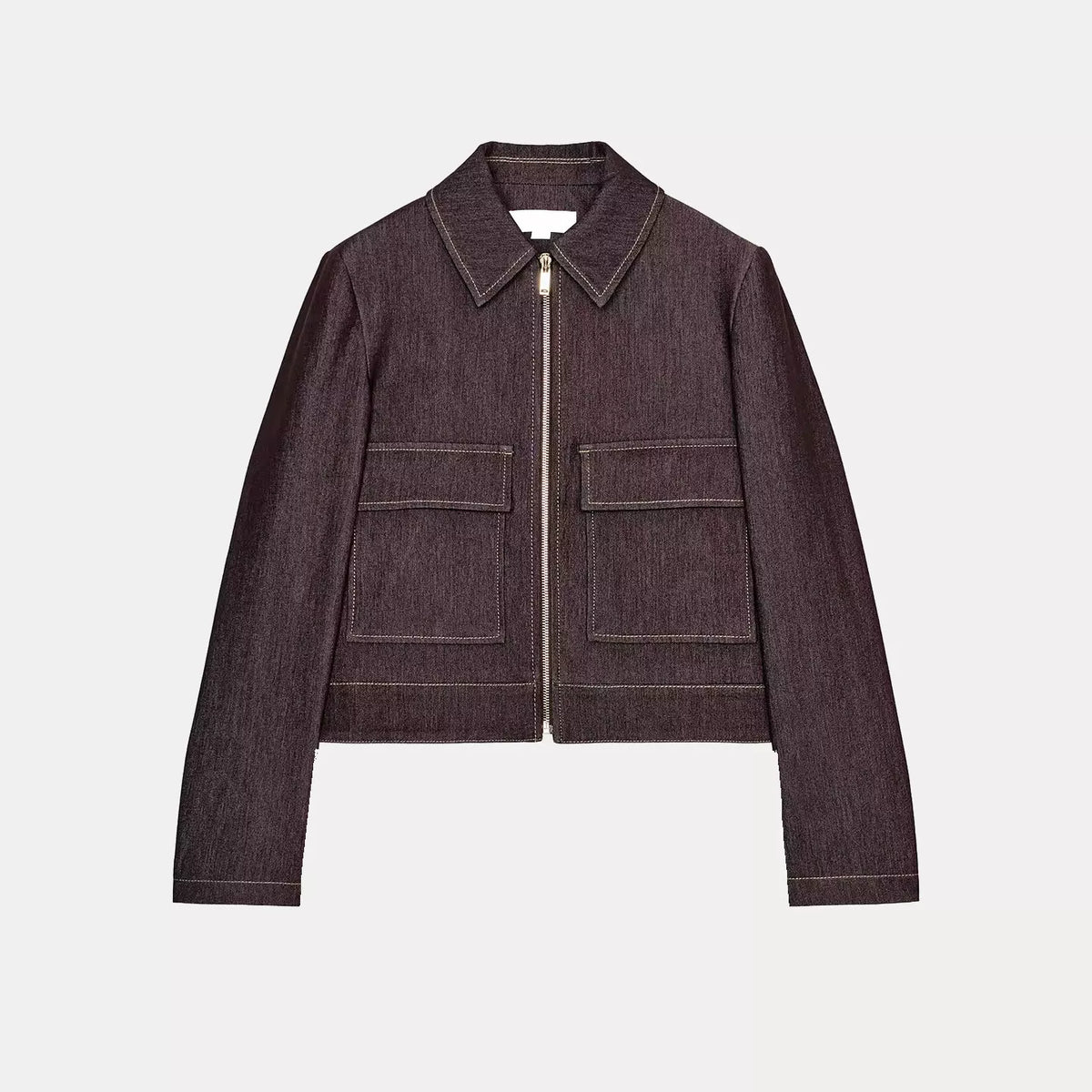 Flap Pocket Jacket & Flared Trousers Set