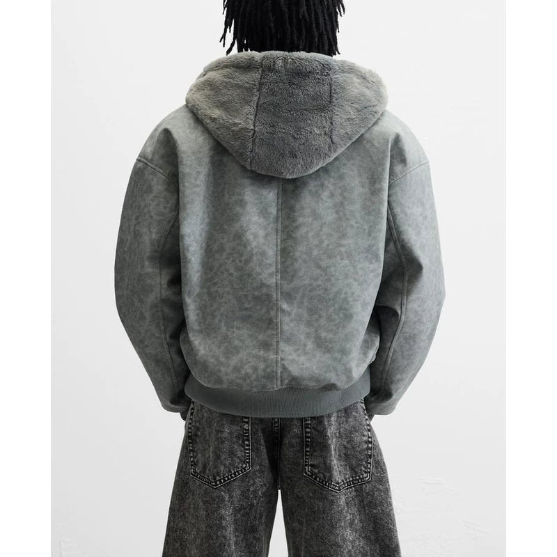 Reversible Hooded Aviator Jacket
