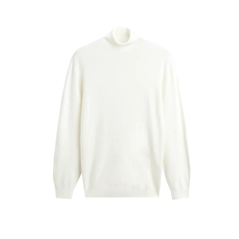 Viscose-Blend Half-Turtleneck Sweater