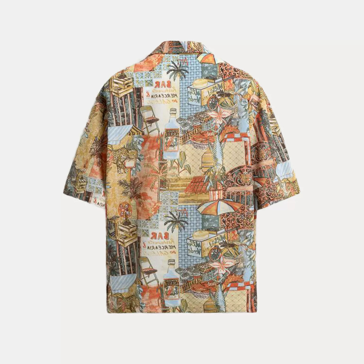 Resort Print Camp Shirt