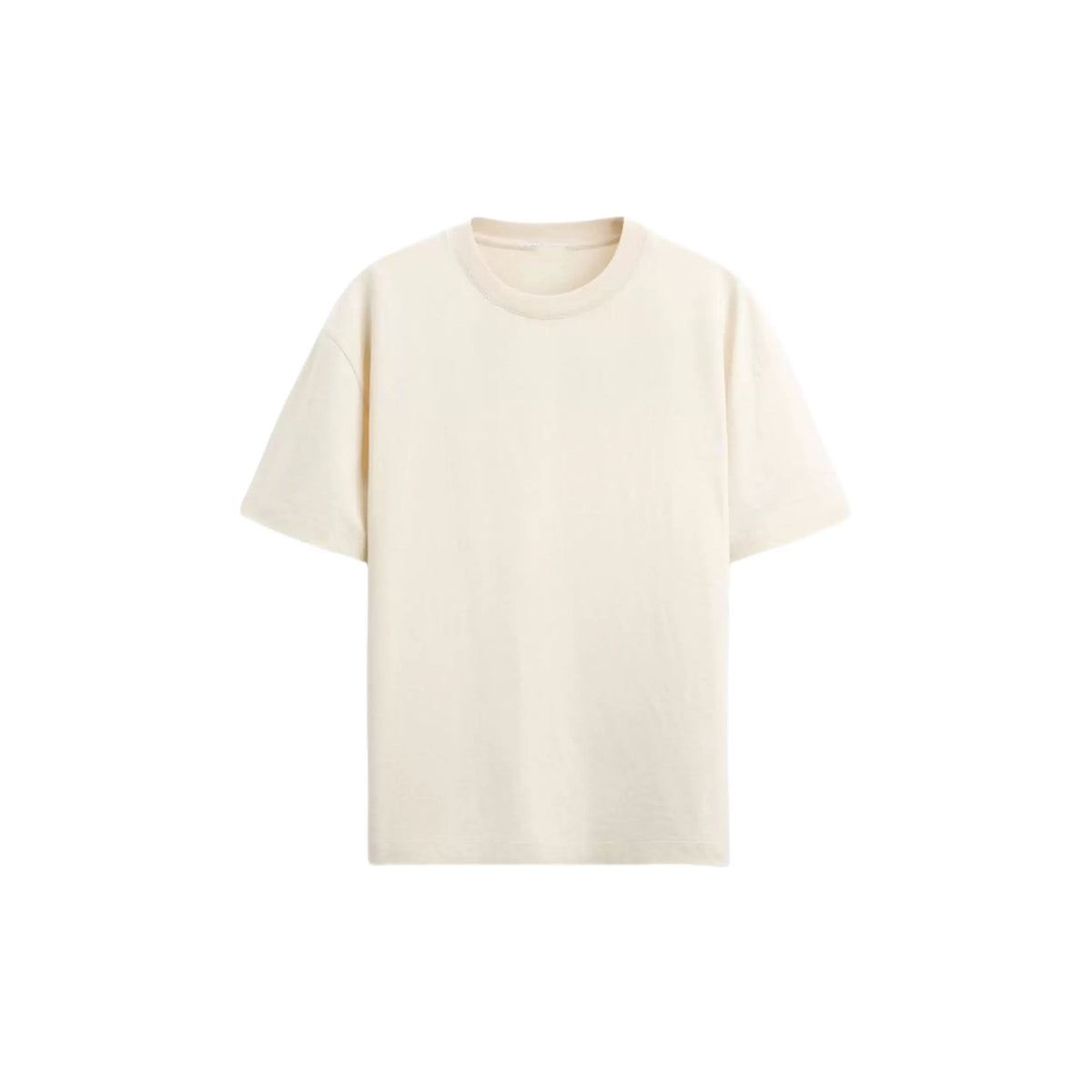 Boxy Heavyweight Crew Tee in Off-White