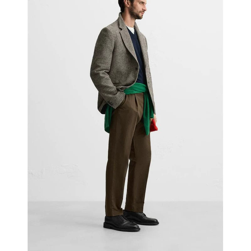 Houndstooth Slim Blazer
