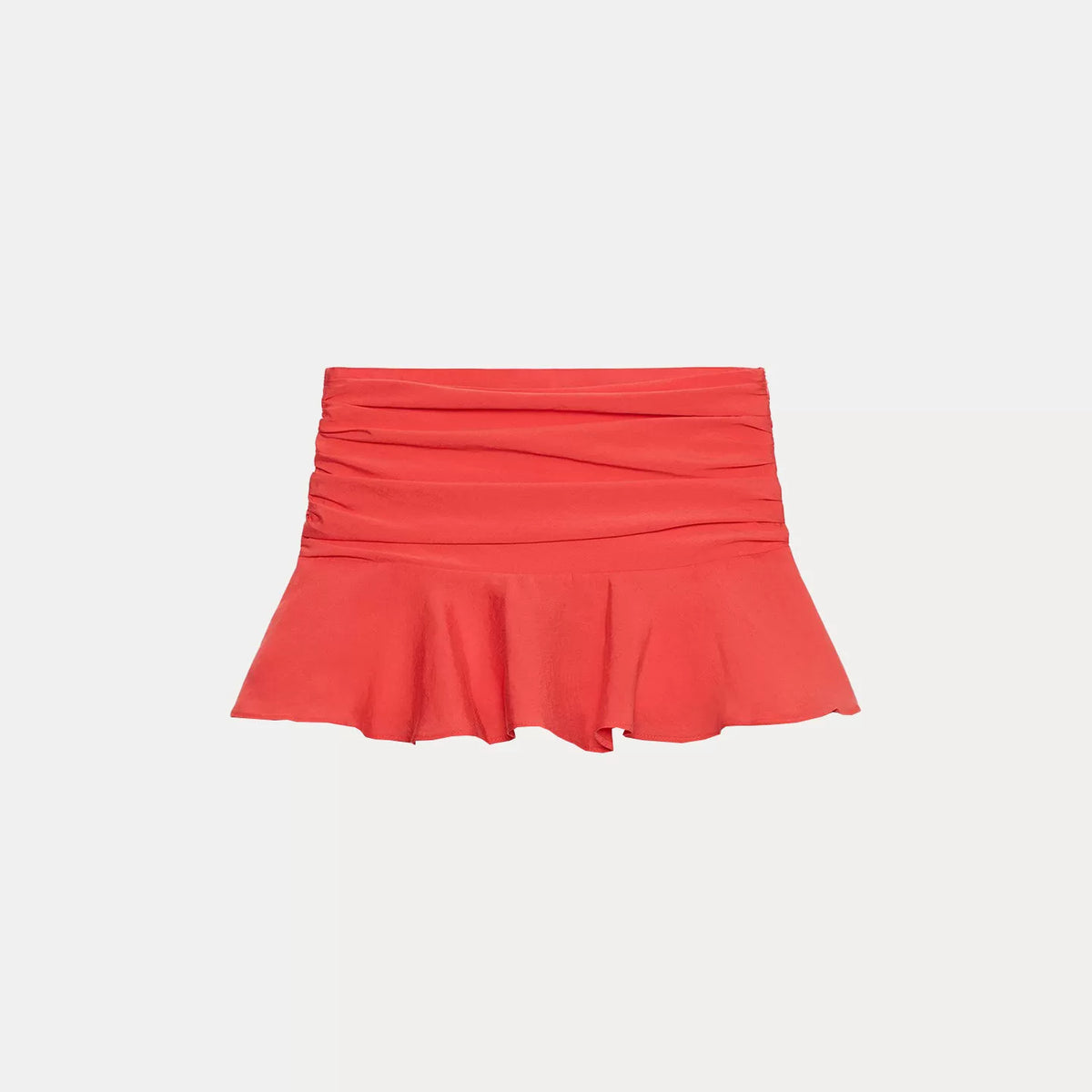Tiered Pleated Culotte Skirt
