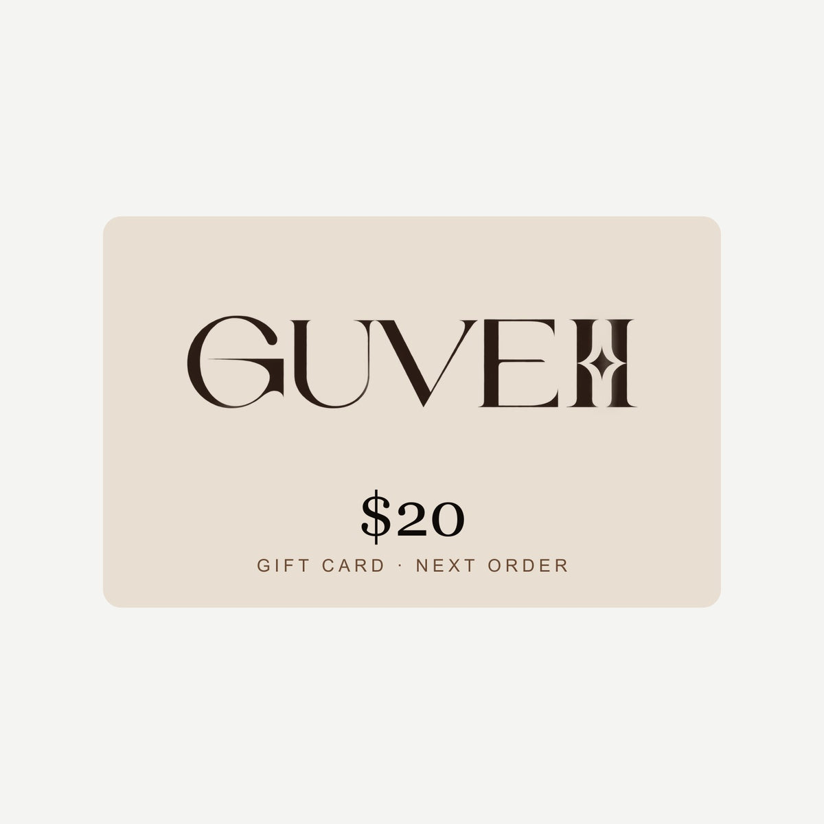 $20 GUEVII gift card