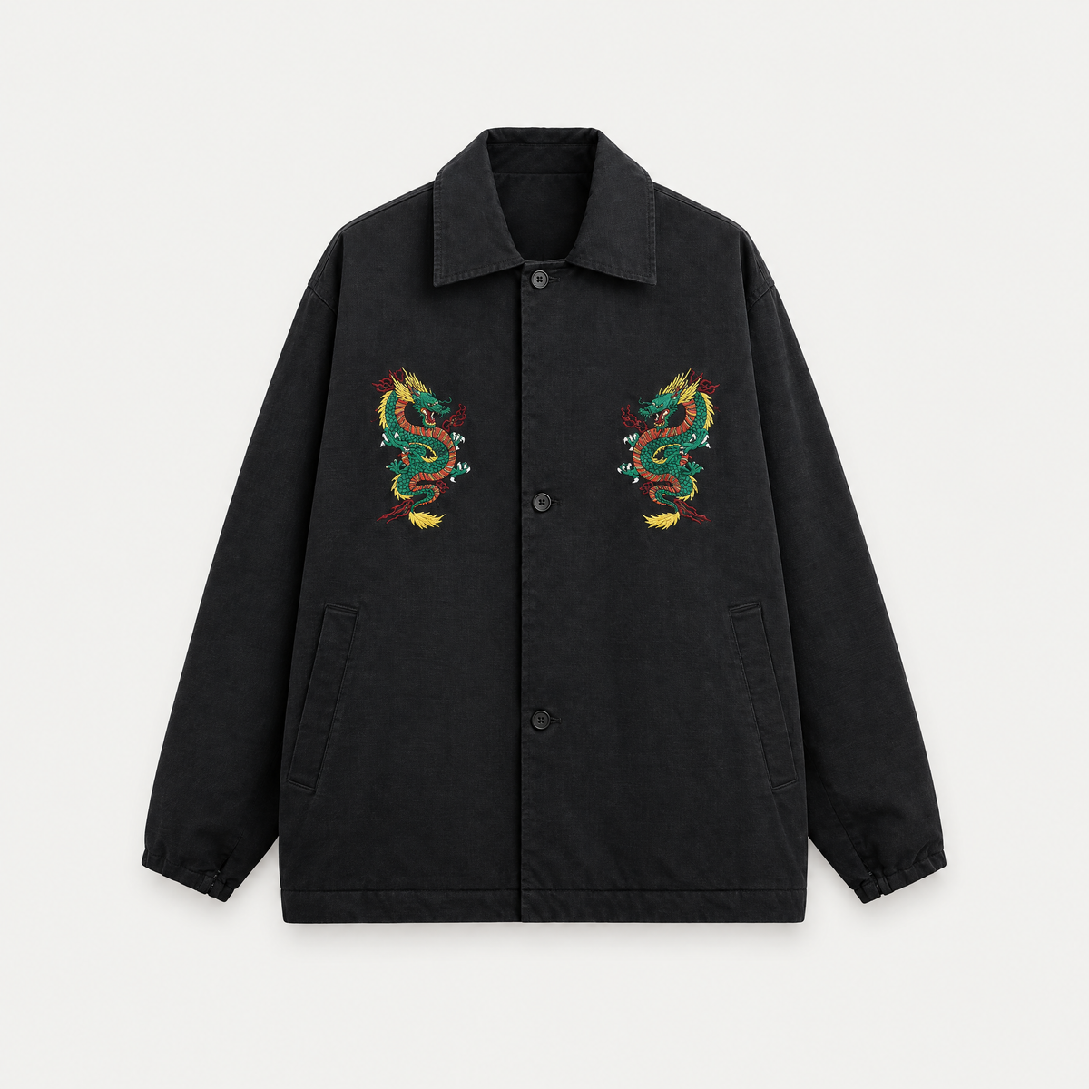 Embroidered Utility Jacket